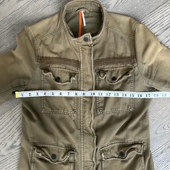 Free People Not your brothers surplus shirt statement jacket - Picture 11 of 13